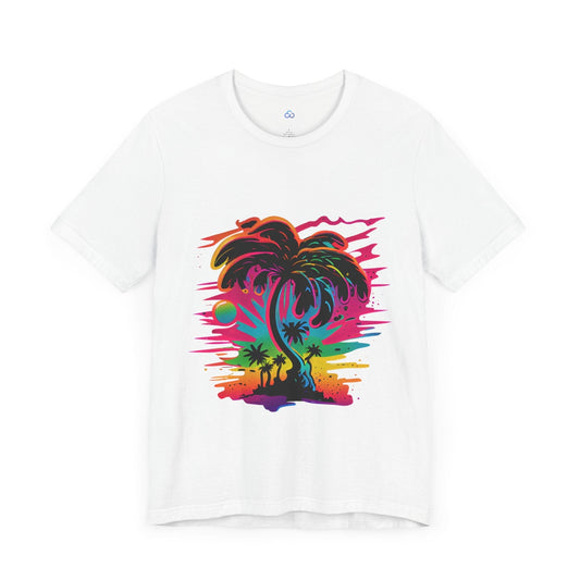 Printify T-Shirt White / S Vibrant Oasis Cloud Tshirt