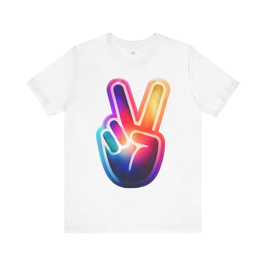 Printify T-Shirt White / S Vibrant Victory Cloud Tshirt