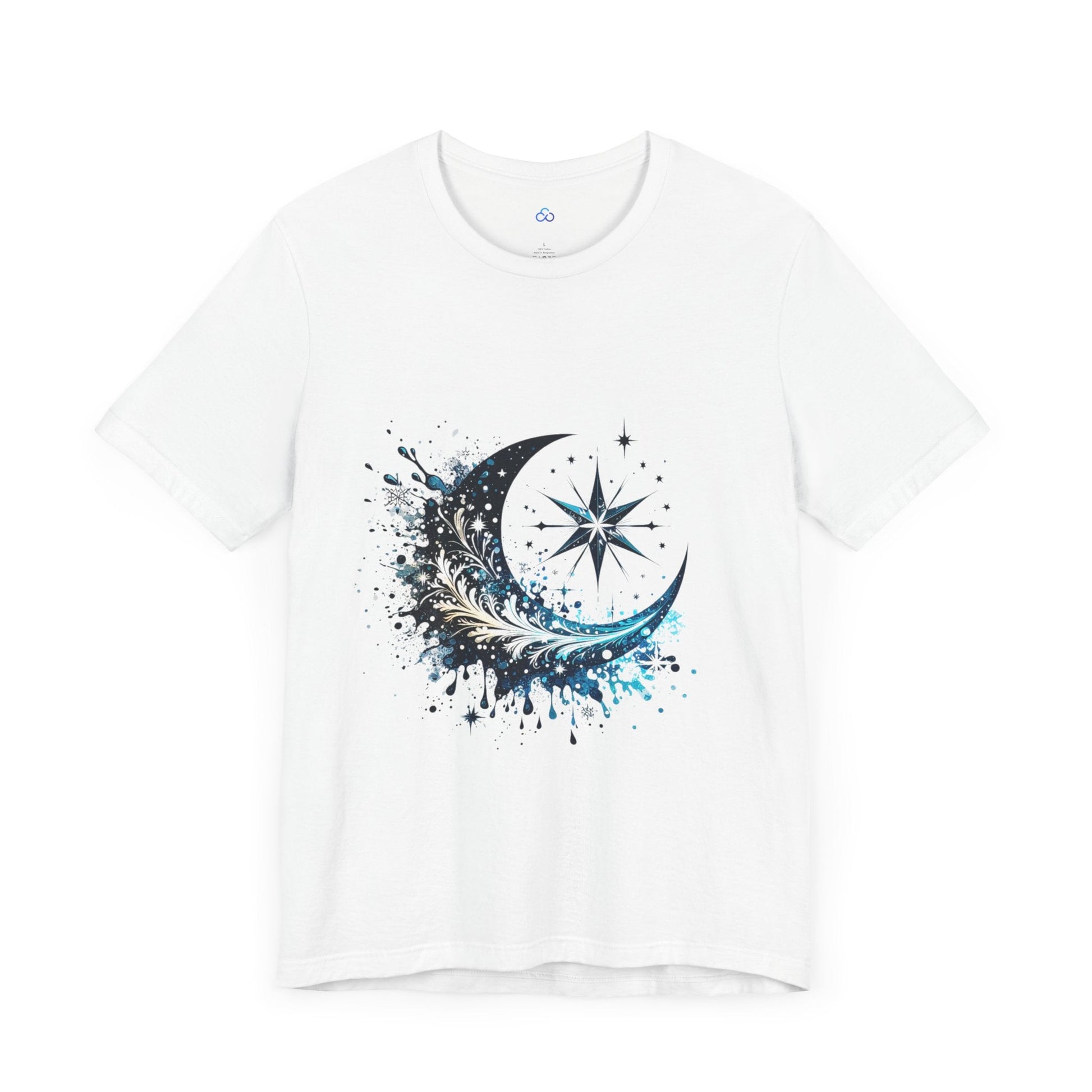 Printify T-Shirt Winter Moon Cloud Tshirt