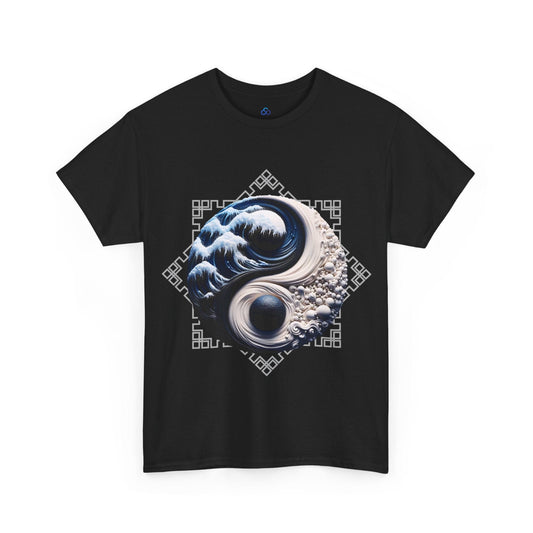 Printify T-Shirt Yin & Yang Classic Tshirt