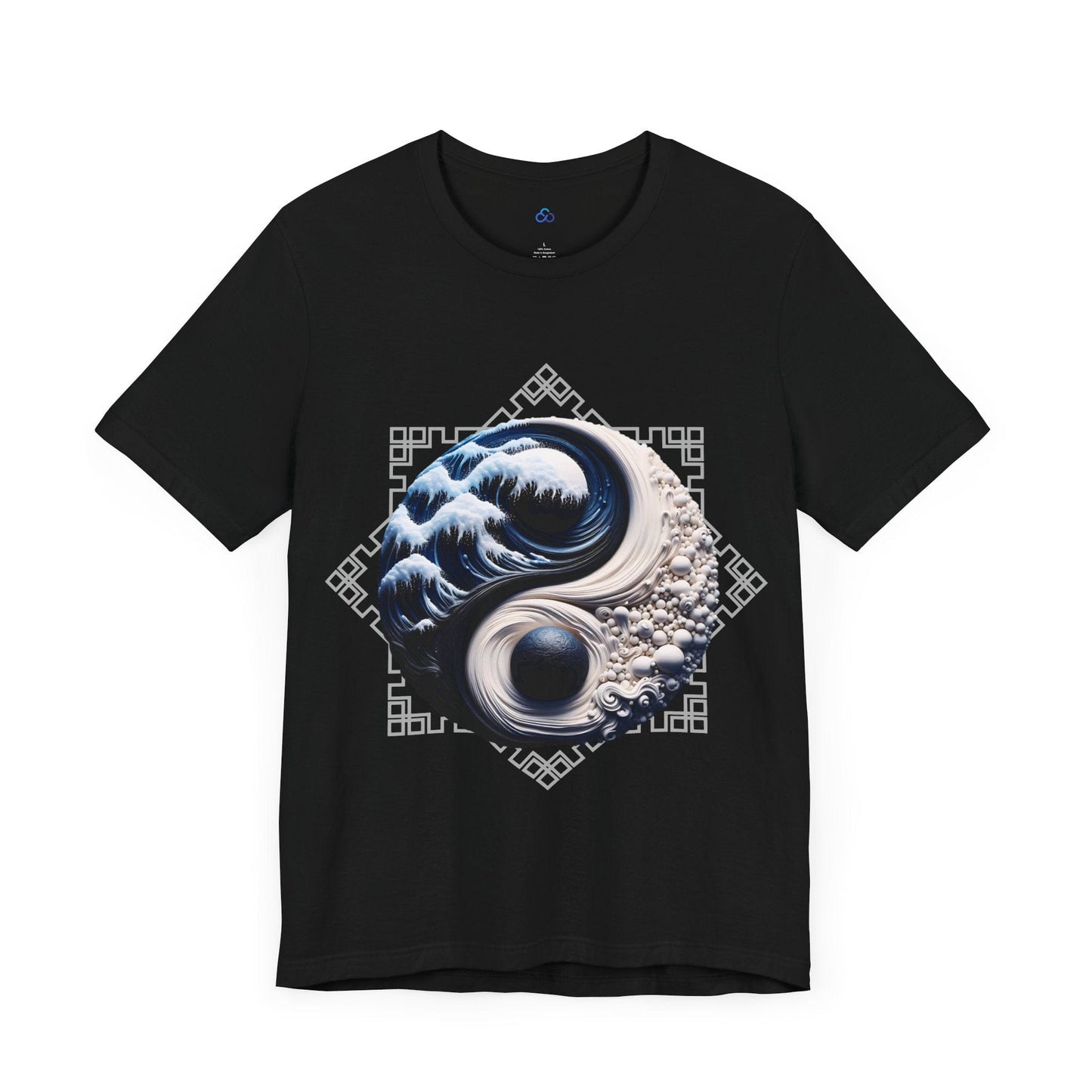 Printify T-Shirt Yin & Yang Cloud Tshirt